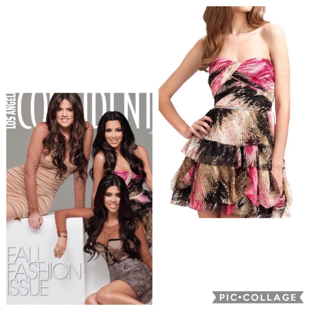 Diane Von Furstenberg DVF Brighton strapless dress